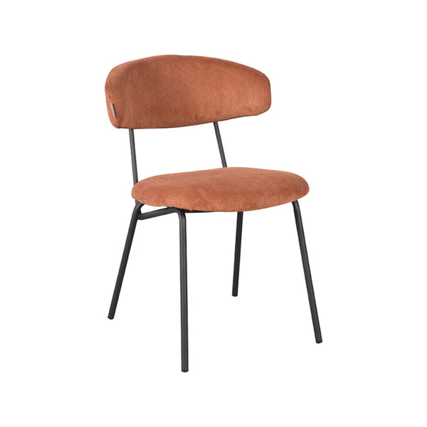 Eetkamerstoel Zephyr - Rust - Ribcord (set van 2) - {{ product.type }} - Kas20