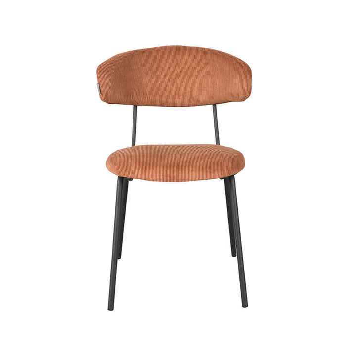 Eetkamerstoel Zephyr - Rust - Ribcord (set van 2) - {{ product.type }} - Kas20