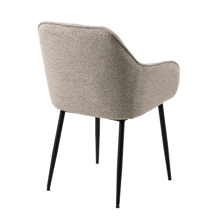 Eetkamerstoel Estee - Monza Beige - Vast onderstel - {{ product.type }} - Kas20