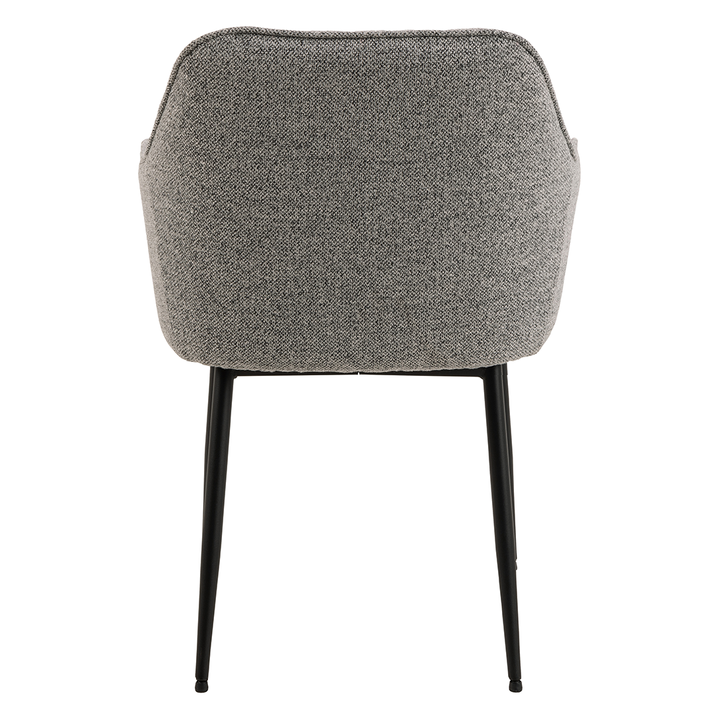 Eetkamerstoel Estee - Monza Grey - Vast onderstel - {{ product.type }} - Kas20
