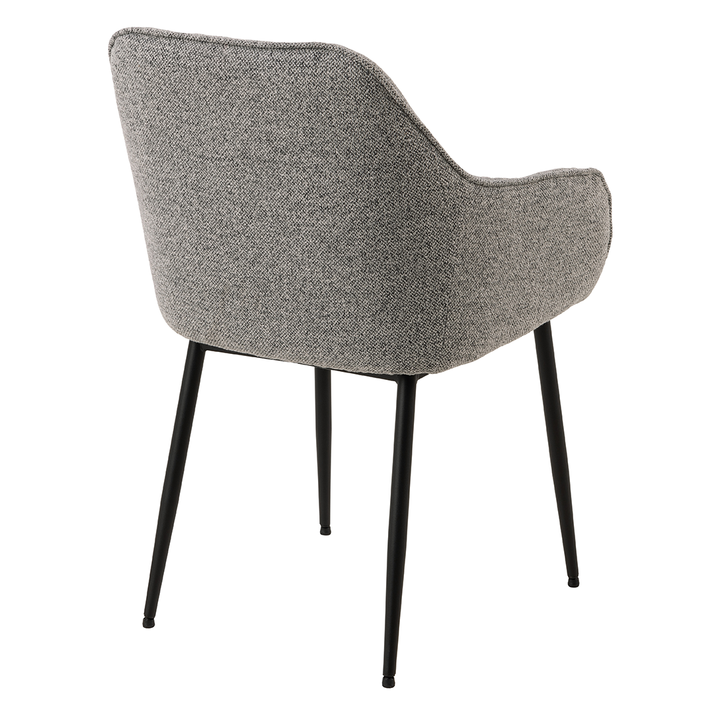 Eetkamerstoel Estee - Monza Grey - Vast onderstel - {{ product.type }} - Kas20