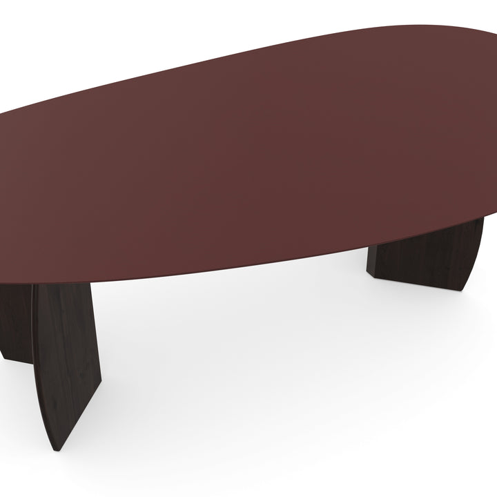 Fenix Eettafel Rosso Jaipur - Kiezel B - Maan walnut brown - {{ product.type }} - Kas20