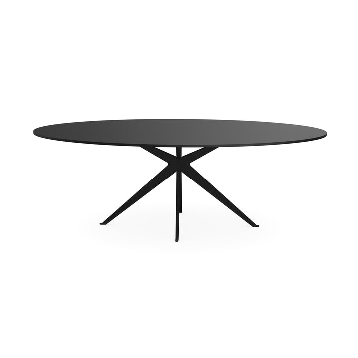 Fenix Eettafel Nero Ingo - Ovaal - Anna zwart - {{ product.type }} - Kas20