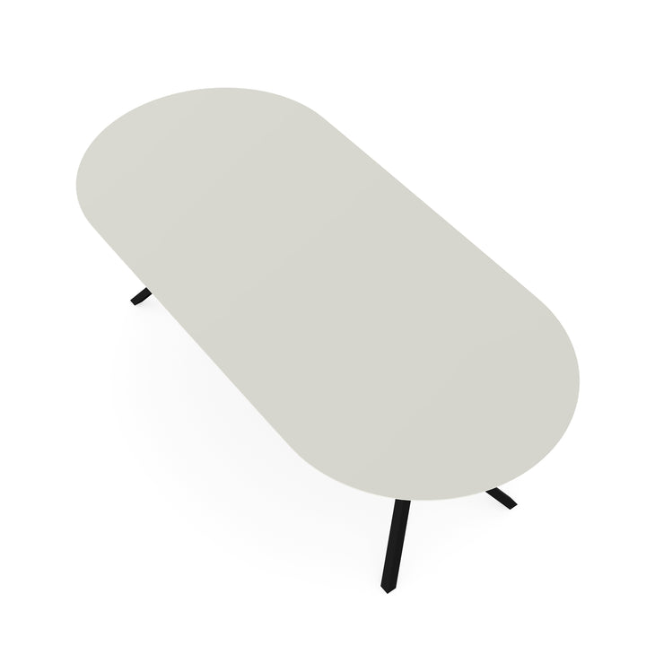 Fenix eettafel Bianco Cos - Plat ovaal - VV poot - {{ product.type }} - Kas20