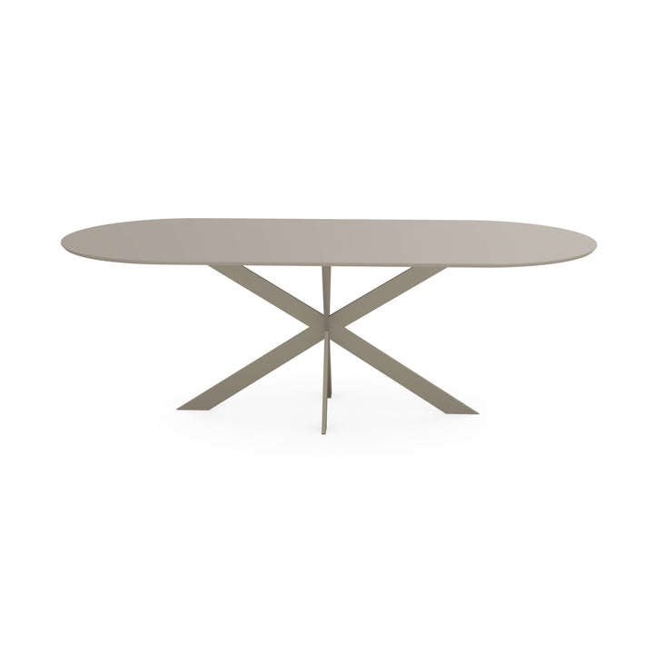 Fenix Eettafel Beige Arizona - Plat Ovaal - Matrix ultra dun licht bruin - {{ product.type }} - Kas20
