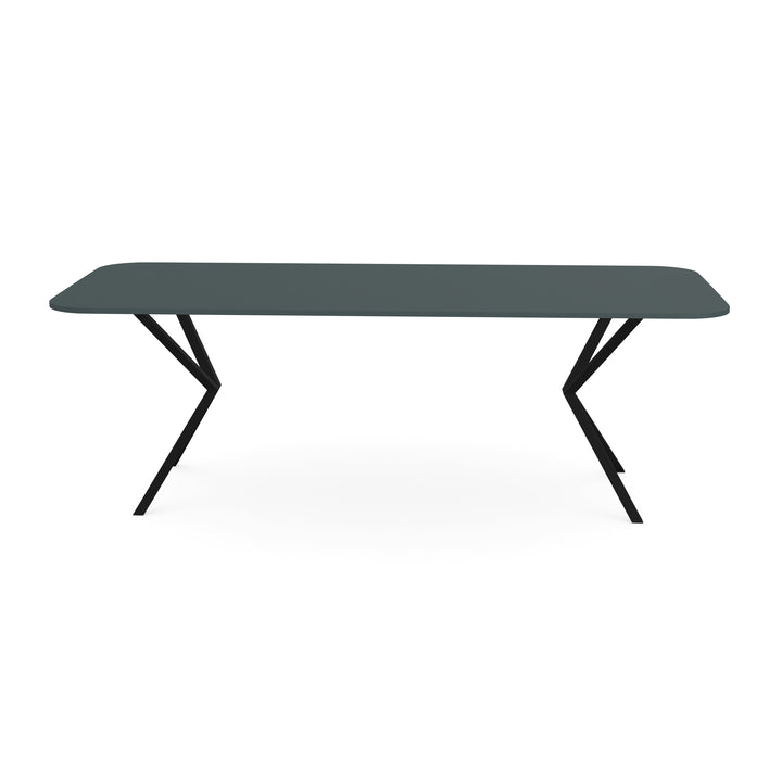 Fenix eettafel Verde Comodoro - recht radius - VV zwart - {{ product.type }} - Kas20