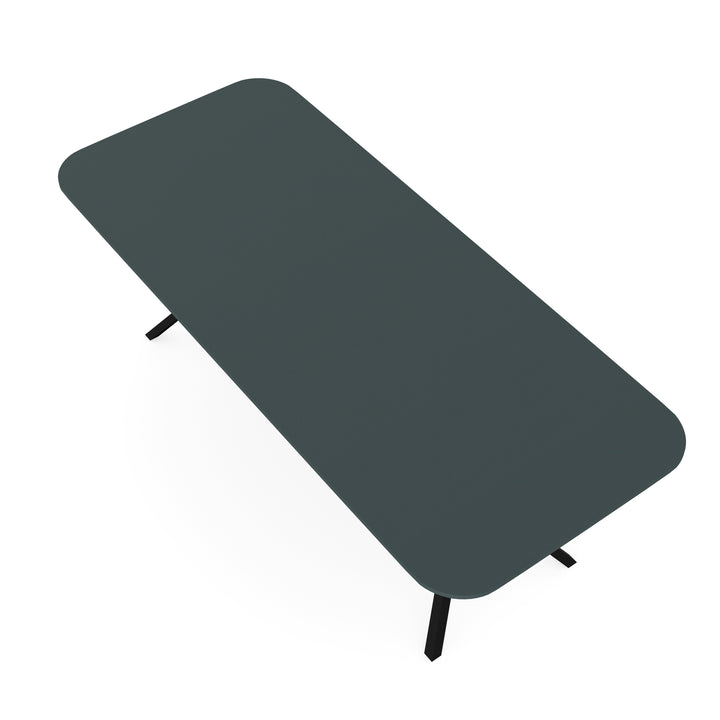 Fenix eettafel Verde Comodoro - recht radius - VV zwart - {{ product.type }} - Kas20