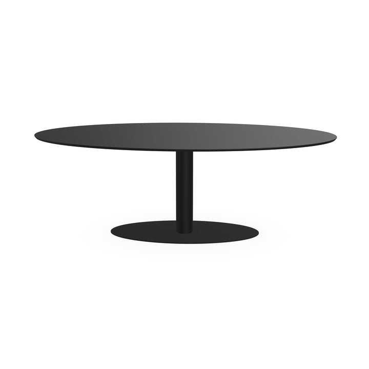 Fenix eettafel Nero Ingo - Ovaal - Giro ovaal zwart - {{ product.type }} - Kas20