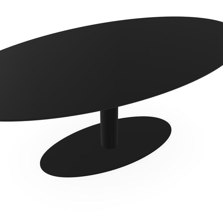 Fenix eettafel Nero Ingo - Ovaal - Giro ovaal zwart - {{ product.type }} - Kas20