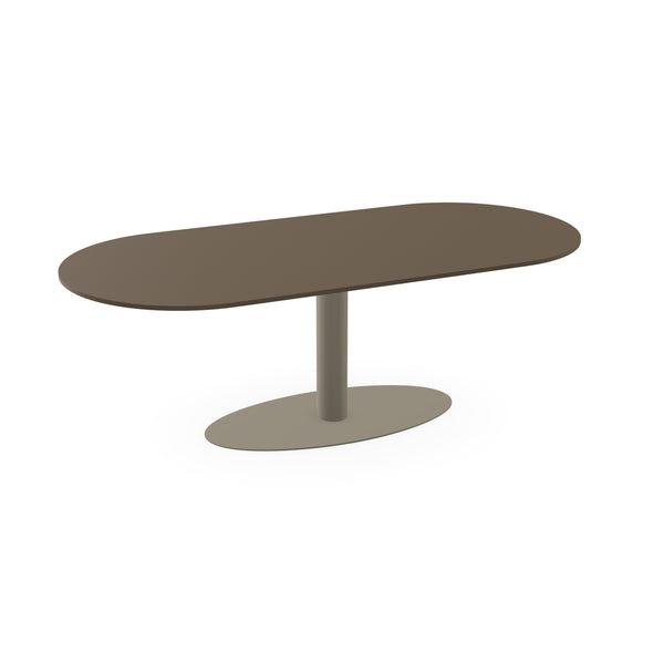 Fenix eettafel Castoro Ottawa - Plat ovaal - Giro Ovaal licht bruin