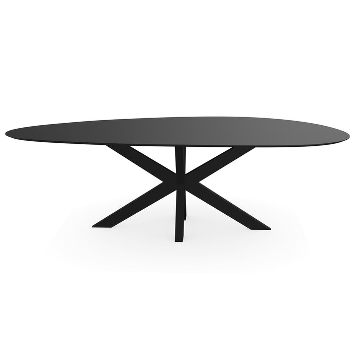 Fenix eettafel nero ingo - Kiezel A - Matrix dun zwart - {{ product.type }} - Kas20