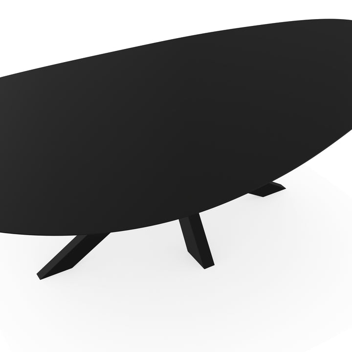Fenix eettafel nero ingo - Kiezel A - Matrix dun zwart - {{ product.type }} - Kas20