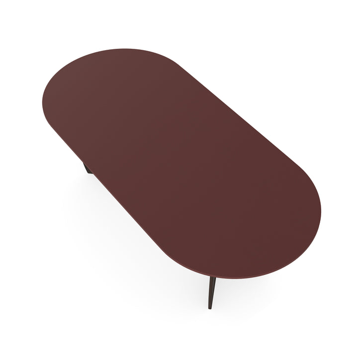 Fenix eettafel Rosso Jaipur - Plat ovaal - Maan walnut brown - {{ product.type }} - Kas20