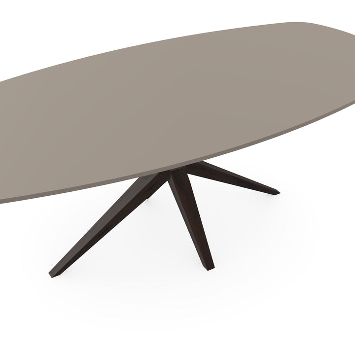 Fenix eettafel beige arizona - Deens ovaal - Marcel walnut brown - {{ product.type }} - Kas20