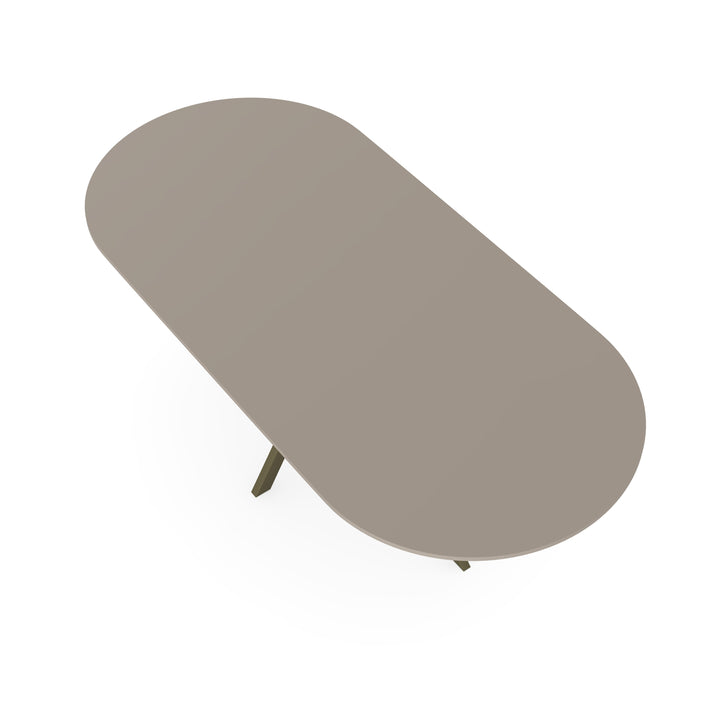 Fenix eettafel Beige Arizona - Plat ovaal - Jeroen donker bruin - {{ product.type }} - Kas20