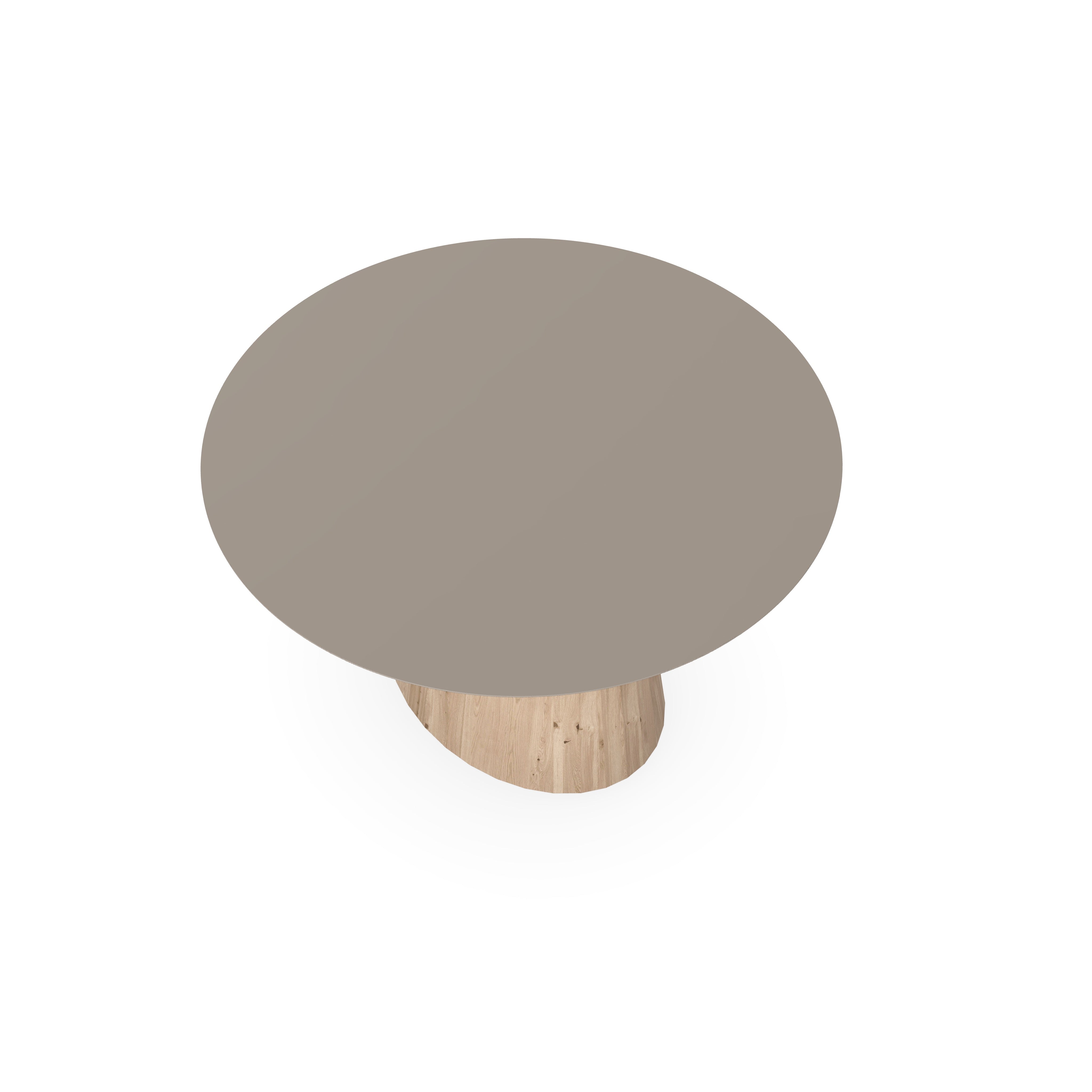 Fenix Eettafel Beige Arizona - Rond - Sjors Onderstel