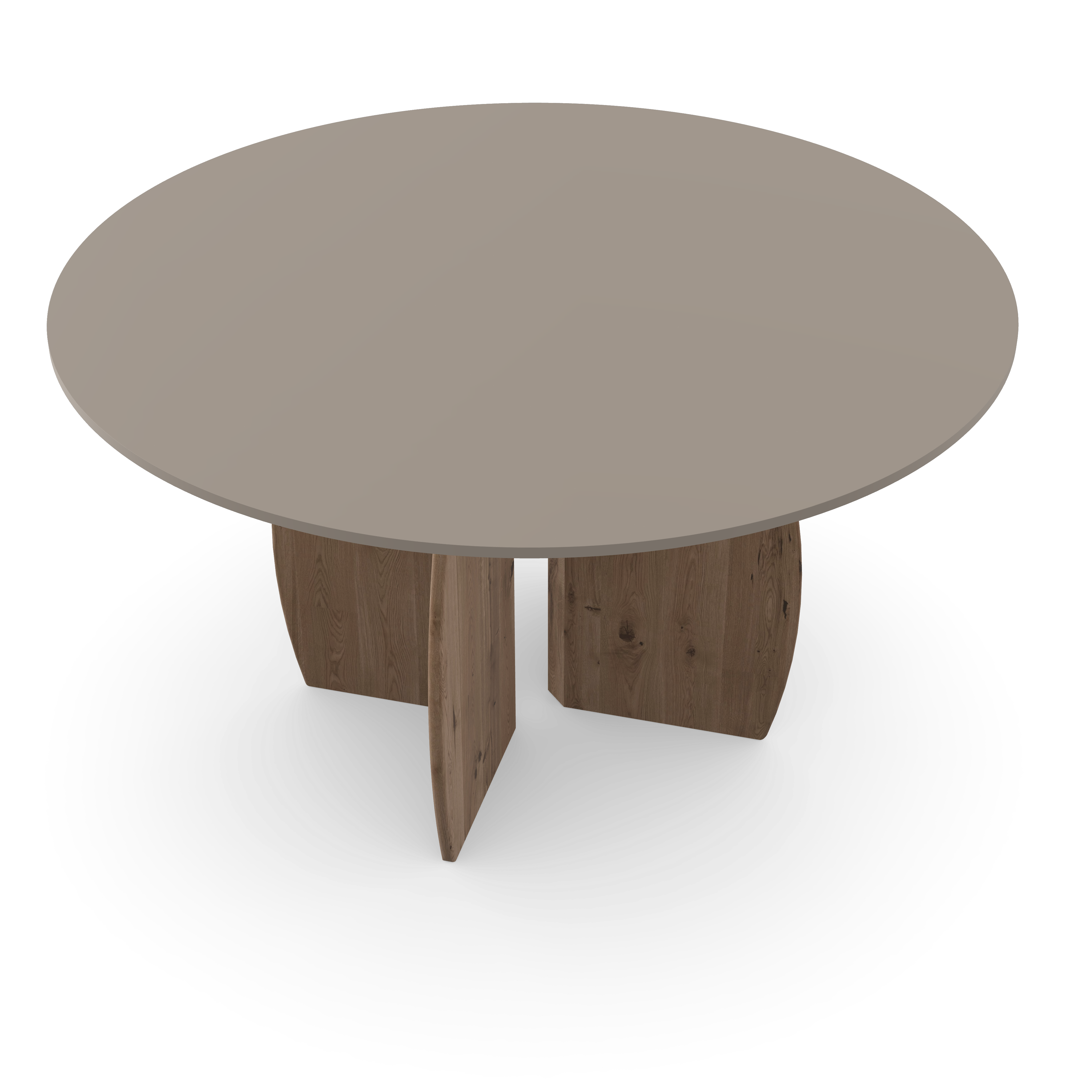 Fenix Eettafel Beige Arizona - Rond - Maan midden