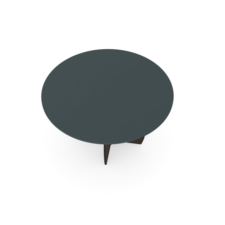 Fenix eettafel Verde Comodoro - Rond - Maan walnut brown 2x - {{ product.type }} - Kas20