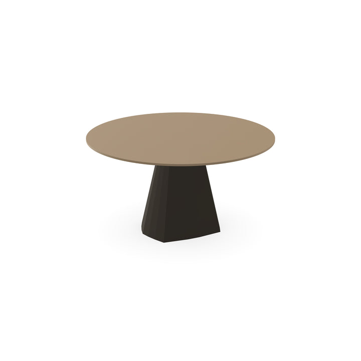 Fenix eettafel Beige Luxor - Rond - Cone Donkerbruin - {{ product.type }} - Kas20