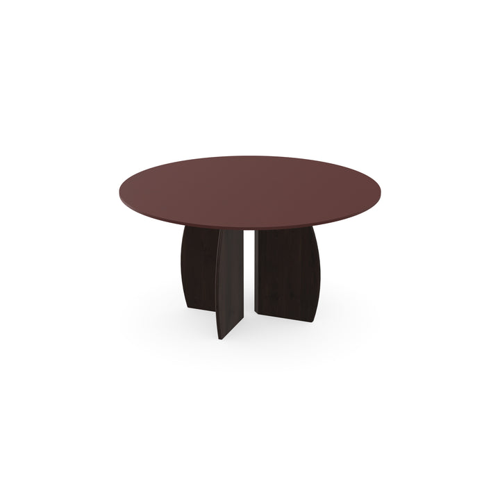 Fenix eettafel Rosso Jaipur - Rond - Maan Walnut Brown - {{ product.type }} - Kas20