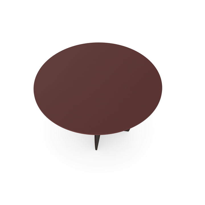Fenix eettafel Rosso Jaipur - Rond - Maan Walnut Brown - {{ product.type }} - Kas20