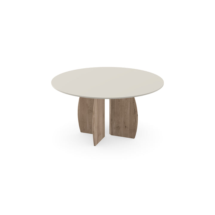 Fenix eettafel Bianco Male - Rond - Maan midden naturel - {{ product.type }} - Kas20