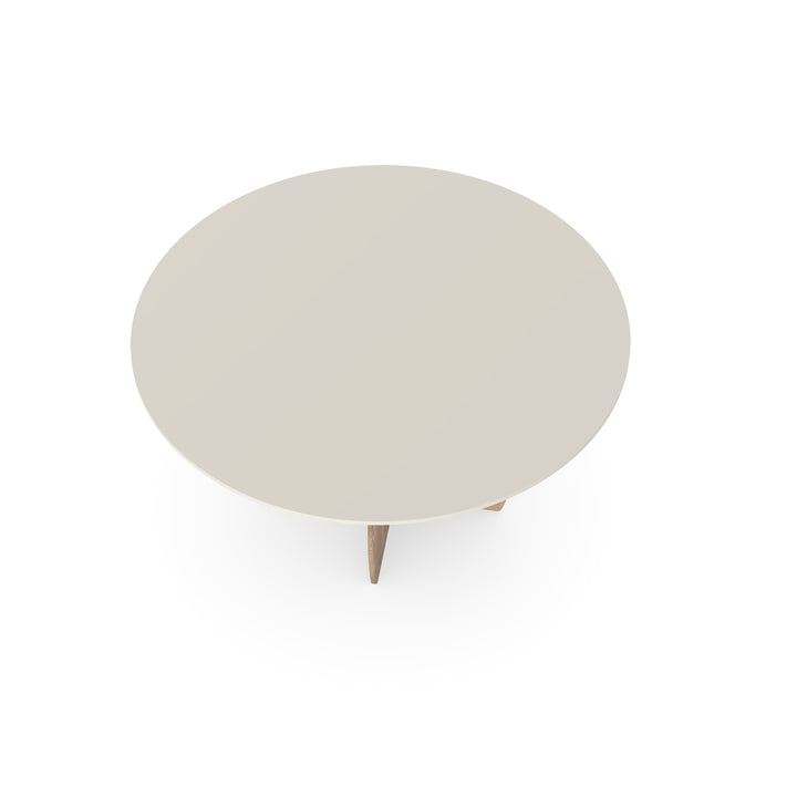 Fenix eettafel Bianco Male - Rond - Maan midden naturel - {{ product.type }} - Kas20
