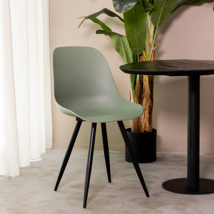 Eetkamerstoel Montague - Forest - Kunststof (set van 2) - {{ product.type }} - Kas20