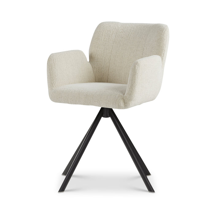 Falco Baran Natural eetkamerstoel - Swivel draaipoot - {{ product.type }} - Kas20
