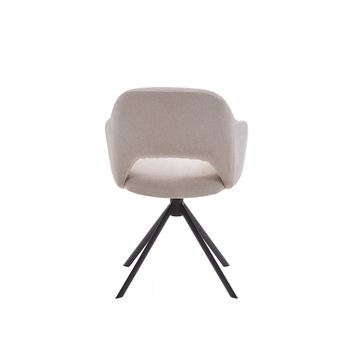 Eetkamerstoel Liam - Guard Beige - Draaibaar onderstel - {{ product.type }} - Kas20