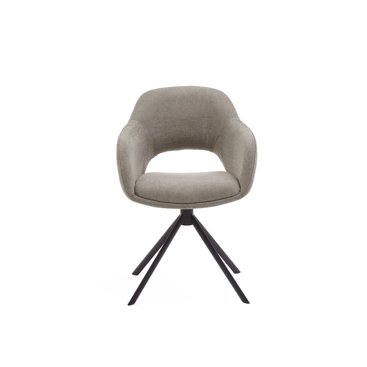 Eetkamerstoel Liam - Guard Eucalyptus - Draaibaar onderstel - {{ product.type }} - Kas20