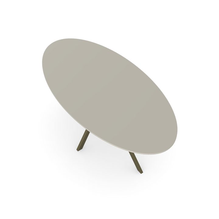 HPL Eettafel Seashell - Ovaal - Jeroen zwart - {{ product.type }} - Kas20