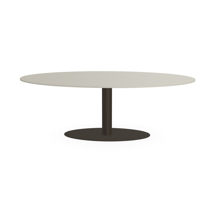 HPL Eettafel Seashell - Ovaal - Giro ovaal donker bruin - {{ product.type }} - Kas20