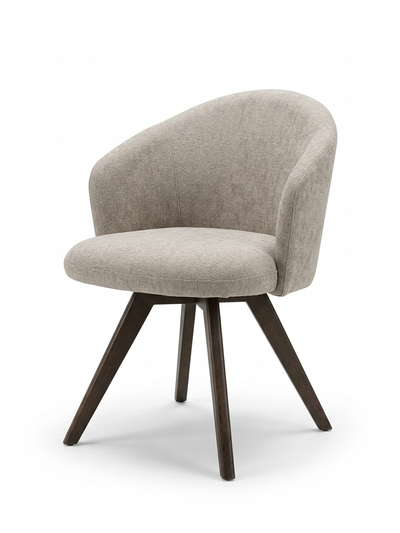 Elinor eetkamerstoel - Walnut Brown Onderstel