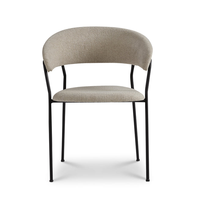 Jon Eetkamerstoel - Baran Shell - Zwart onderstel - {{ product.type }} - Kas20