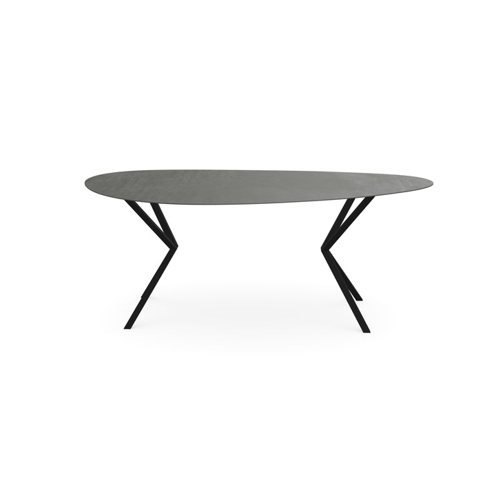 Keramiek eettafel lava iron - kiezel A - VV zwart - {{ product.type }} - Kas20