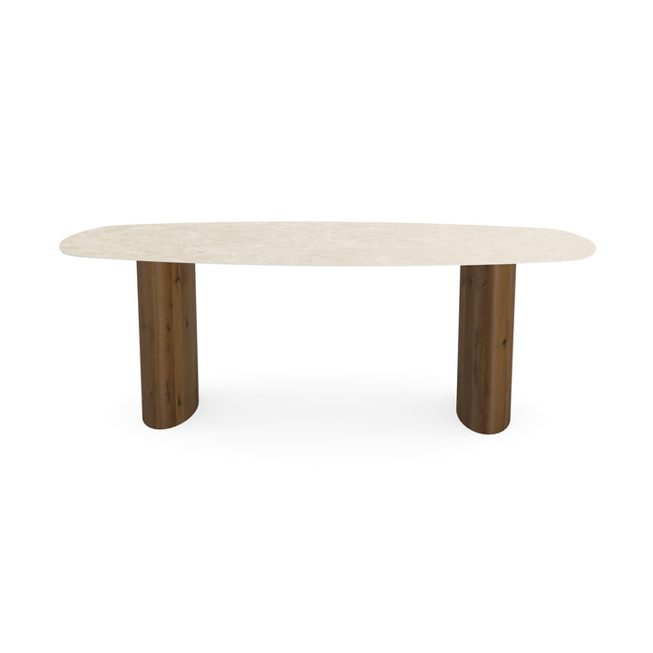 Keramiek eettafel hermitage arena - Deens ovaal - Freya Toscane 2x - {{ product.type }} - Kas20