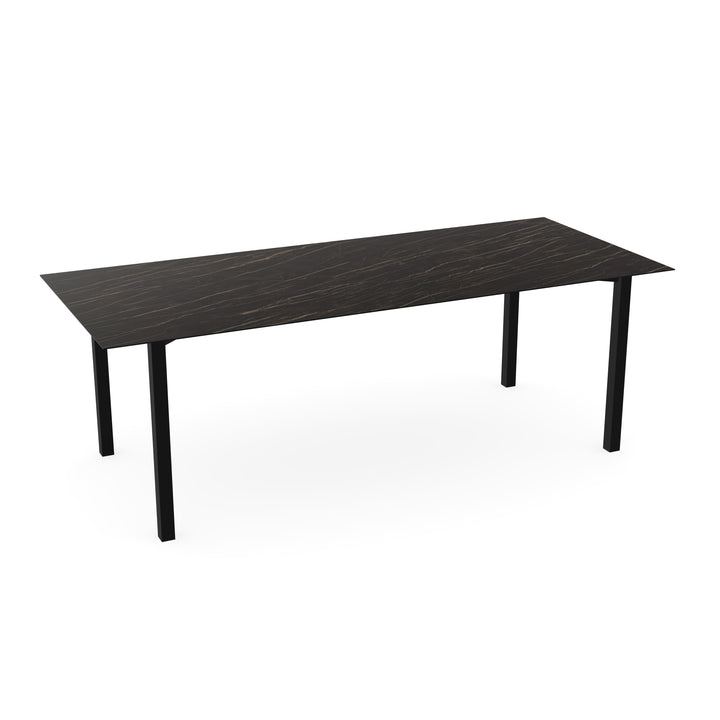 Keramiek eettafel noir desir mat - Recht - Ace Frame zwart - {{ product.type }} - Kas20