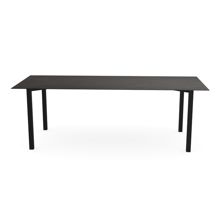 Keramiek eettafel noir desir mat - Recht - Ace Frame zwart - {{ product.type }} - Kas20