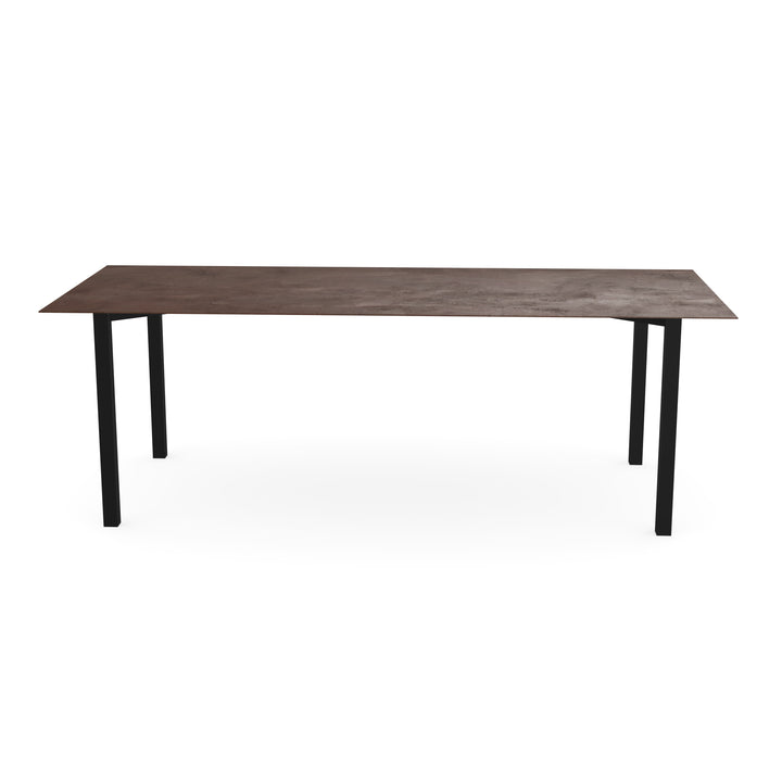 Keramiek eettafel distrito corten - Recht - Ace zwart - {{ product.type }} - Kas20
