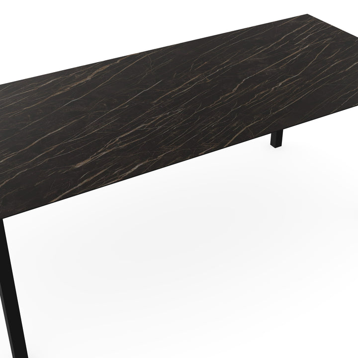 Keramiek eettafel noir desir mat - Recht - Ace Frame zwart - {{ product.type }} - Kas20