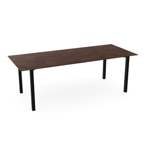 Keramiek eettafel distrito corten - Recht - Ace zwart