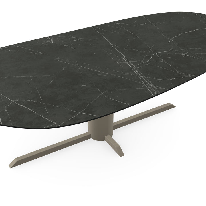 Keramiek tuintafel Paladio - Organisch B - Ilona Beige - {{ product.type }} - Kas20