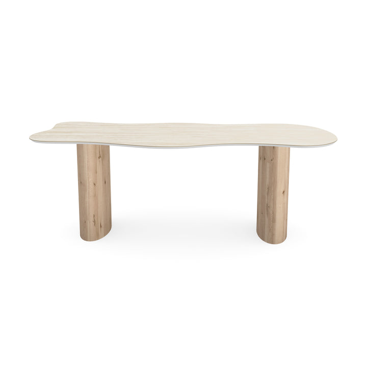 Keramiek eettafel Travertino - Wolk - Freya naturel - {{ product.type }} - Kas20
