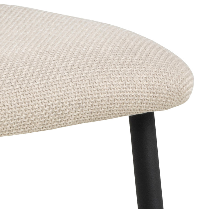 Eetkamerstoel Lucas - Basel Beige - Draaibaar onderstel - {{ product.type }} - Kas20