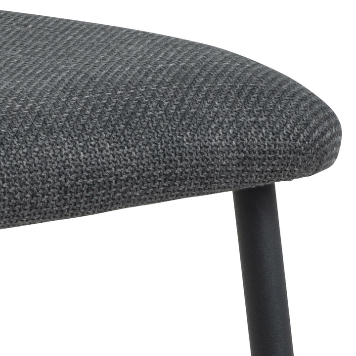 Eetkamerstoel Lucas - Basel Dark Grey - Draaibaar onderstel - {{ product.type }} - Kas20