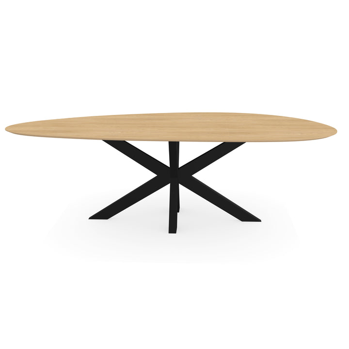 Melamine eettafel Casella Eik licht natuur - Kiezel A - Matrix dun - {{ product.type }} - Kas20