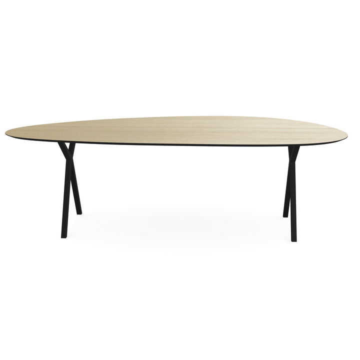 Melamine eettafel eiken licht - Kiezel Type A - Scissor onderstel - {{ product.type }} - Kas20