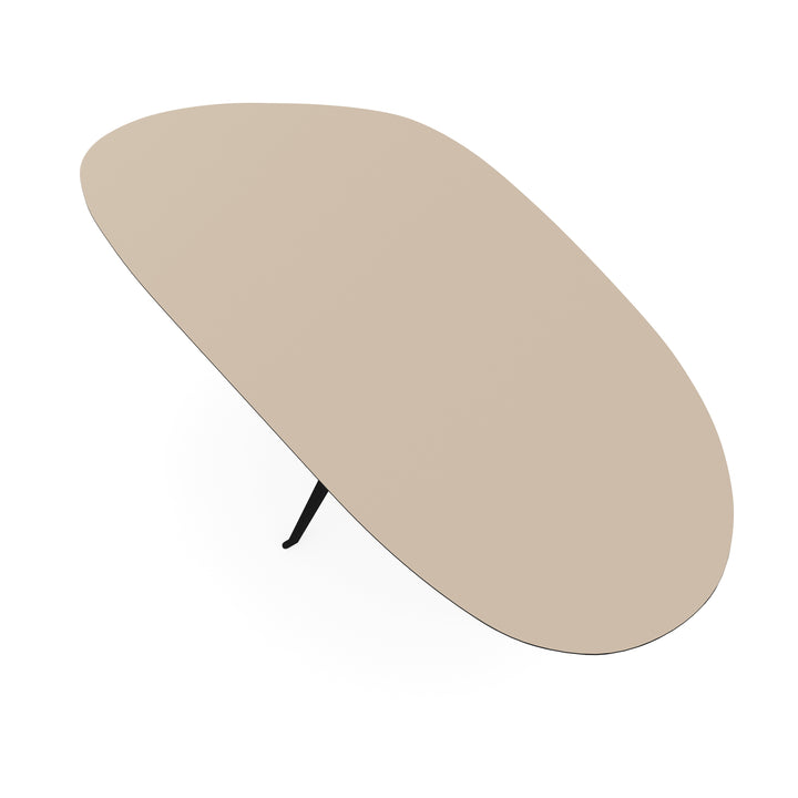 Melamine eettafel beige - Organisch Type A - Anna onderstel - {{ product.type }} - Kas20