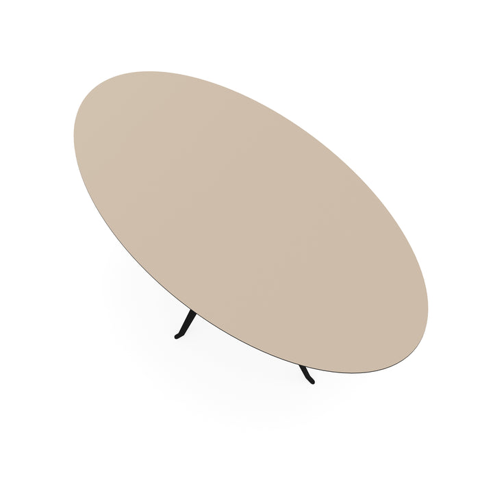 Melamine eettafel beige - Ovaal - Anna onderstel - {{ product.type }} - Kas20